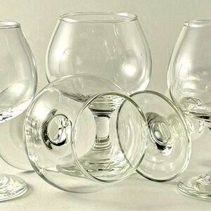 Vintage Bamboo Stemmed Champagne Glasses